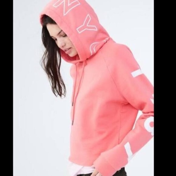 Aeropostale Tops - 𝅺aeropostale Cropped Pink Hoodie Sweatshirt. M